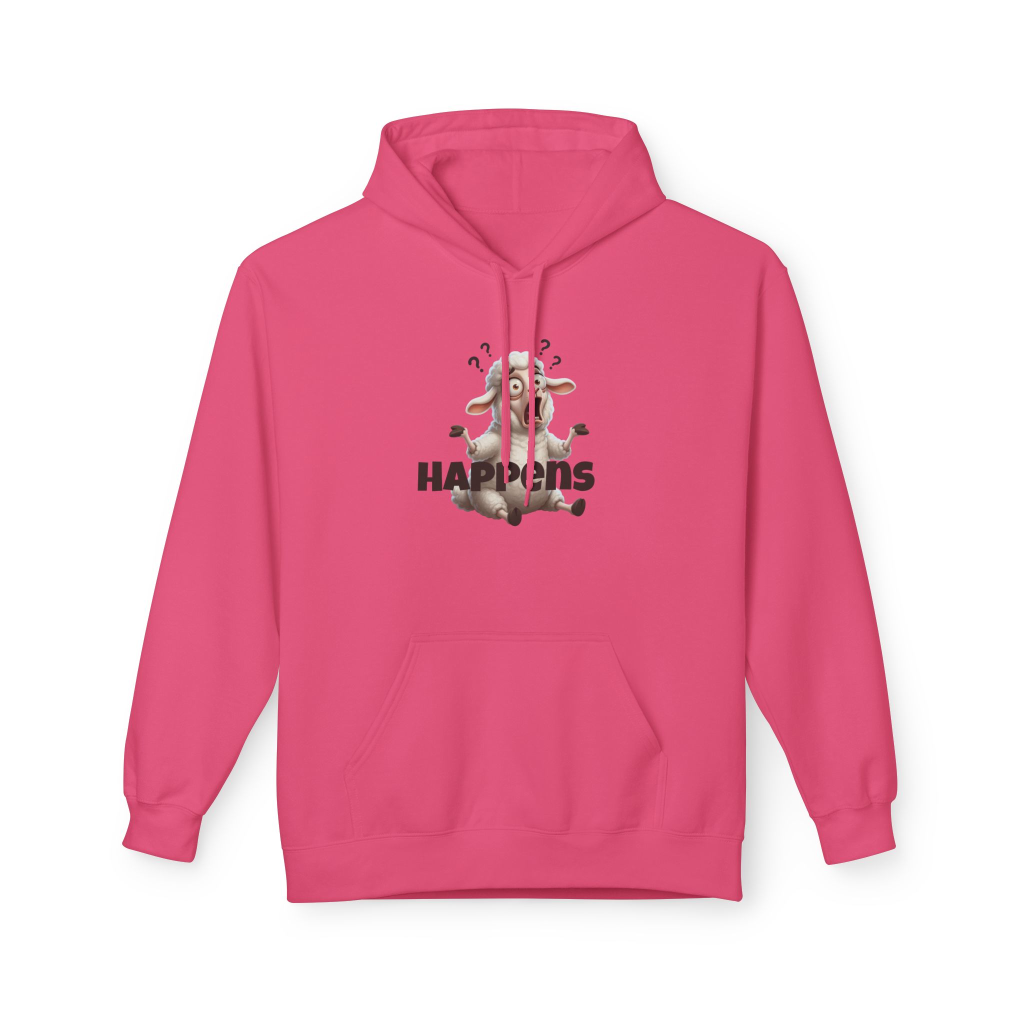 Copy of Unisex Fleece Pullover Hoodie - Funny Sheep Happens - Image 45