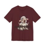 Confused Sheep Comedy Tee, Funny Animal Shirt, Gift for Pet Lovers, Quirky Humor Tee, Casual Wear for All Occasions