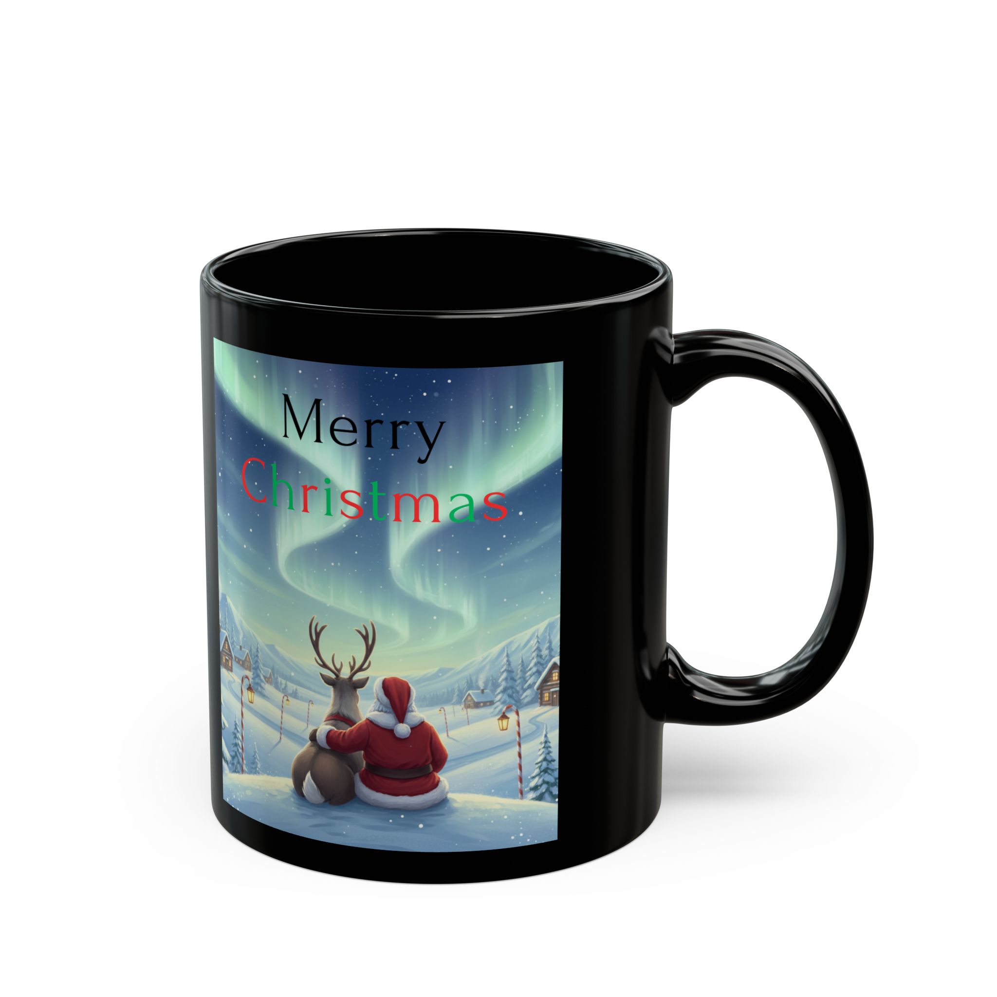 Merry Christmas Santa & Rudolph Mug ver.2|Mugs|Santa|Rudolph|Christmas Mugs - Image 2