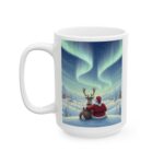 Customizeable Santa & Rudolph Mug