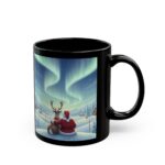 Cusomizable Santa & Rudolph Mug