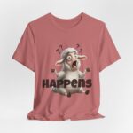 Confused Sheep Comedy Tee, Funny Animal Shirt, Gift for Pet Lovers, Quirky Humor Tee, Casual Wear for All Occasions