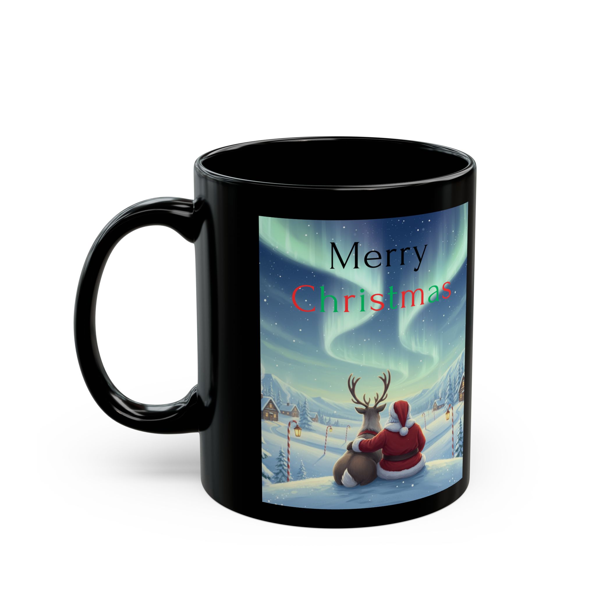 Merry Christmas Santa & Rudolph Mug ver.2|Mugs|Santa|Rudolph|Christmas Mugs - Image 3