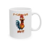Customizeable Humorous for Animal Lovers, Funny F-Caw-ing Chicken Coffee Mugs Chicken Meme Farm Mugs, Coffee Mug Funny Adult Humor Mug