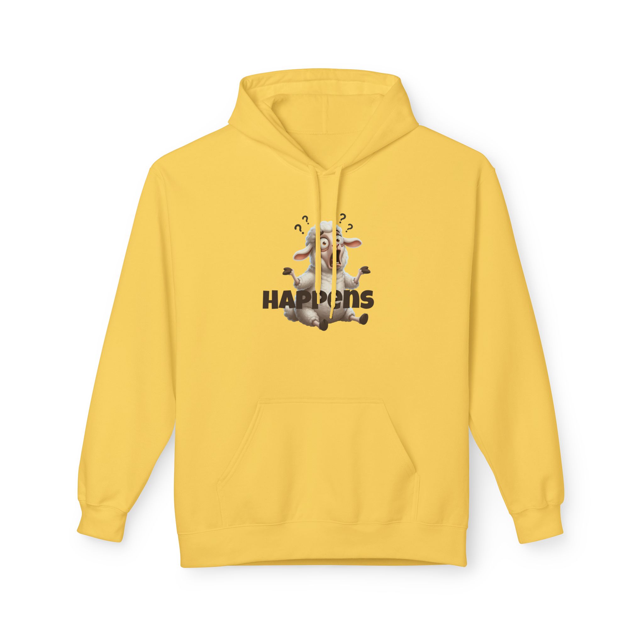 Unisex Fleece Pullover Hoodie - Funny Sheep Happens - Image 21