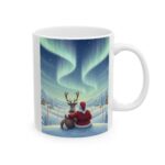 Customizeable Santa & Rudolph Mug