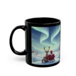Cusomizable Santa & Rudolph Mug