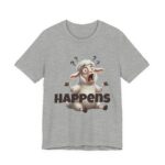 Confused Sheep Comedy Tee, Funny Animal Shirt, Gift for Pet Lovers, Quirky Humor Tee, Casual Wear for All Occasions