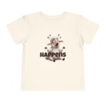Funny Toddler T-Shirt – ‘Happens Sheep’ Graphic Tee, Cute Kids Gift, Humor Apparel, Birthday Outfit, Spring Celebrations