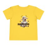 Funny Toddler T-Shirt – ‘Happens Sheep’ Graphic Tee, Cute Kids Gift, Humor Apparel, Birthday Outfit, Spring Celebrations