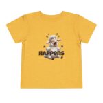 Funny Toddler T-Shirt – ‘Happens Sheep’ Graphic Tee, Cute Kids Gift, Humor Apparel, Birthday Outfit, Spring Celebrations