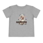 Funny Toddler T-Shirt – ‘Happens Sheep’ Graphic Tee, Cute Kids Gift, Humor Apparel, Birthday Outfit, Spring Celebrations